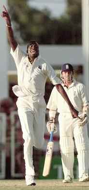 Curtly Ambrose strikes again!